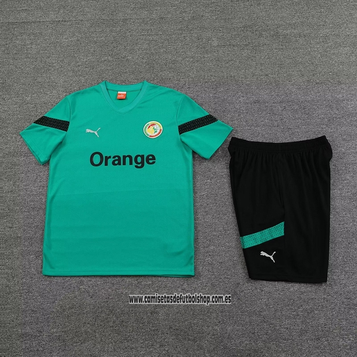 Chandal del Senegal 23-24 Manga Corta Verde - Pantalon Corto